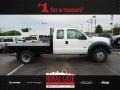 Oxford White 2006 Ford F550 Super Duty XL SuperCab 4x4 Stake Truck