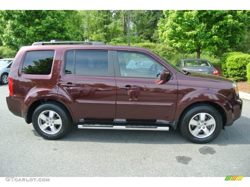 Dark Cherry Pearl 2011 Honda Pilot EX-L Exterior Photo #80962966