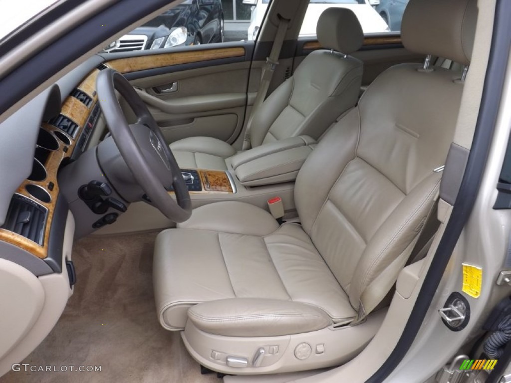 Sand Beige/Cream Beige Interior 2006 Audi A8 L 4.2 quattro Photo #80963029