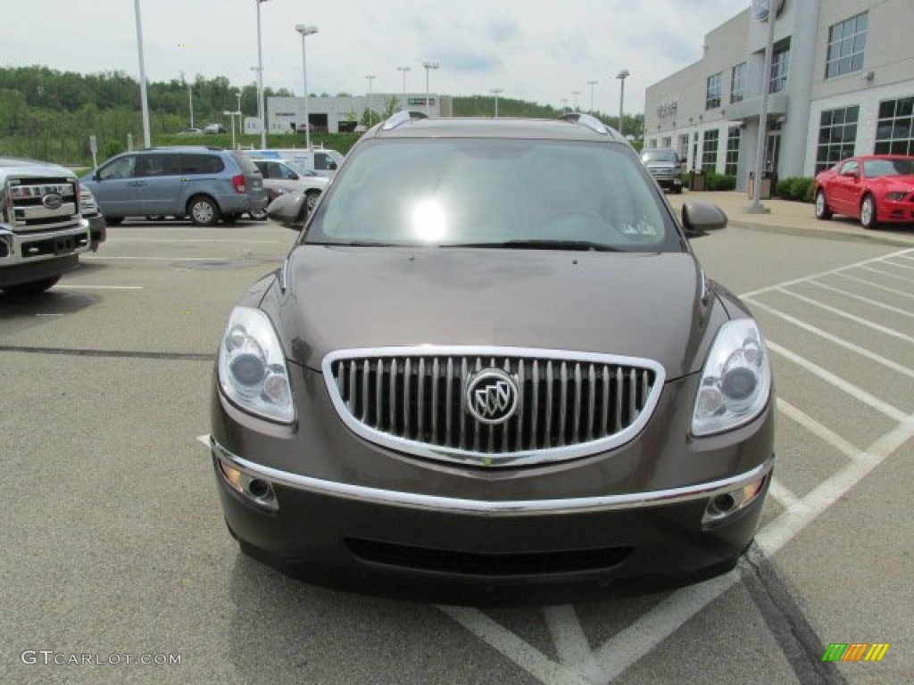 2008 Enclave CXL AWD - Cocoa Metallic / Cashmere/Cocoa photo #5