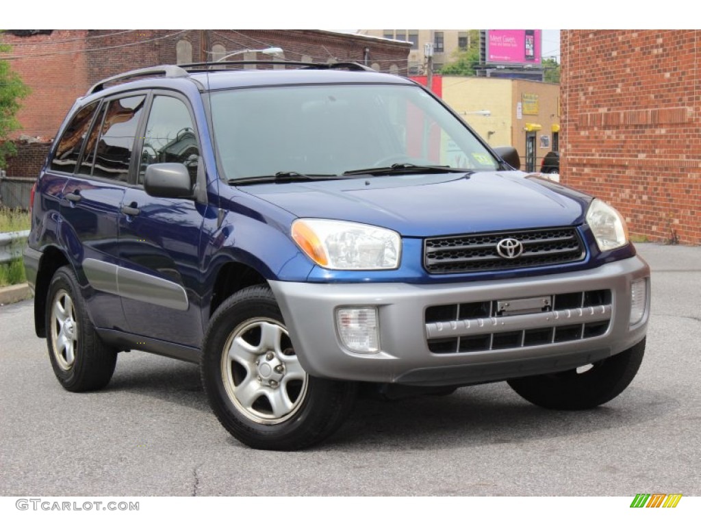 2003 RAV4  - Spectra Blue Mica / Gray photo #1