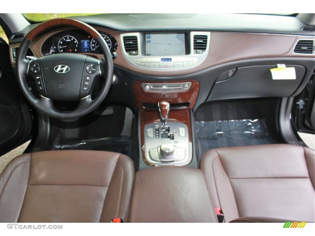 2011 Hyundai Genesis 4.6 Sedan Saddle Dashboard Photo #80965348