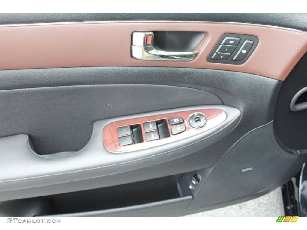 2011 Hyundai Genesis 4.6 Sedan Saddle Door Panel Photo #80965363