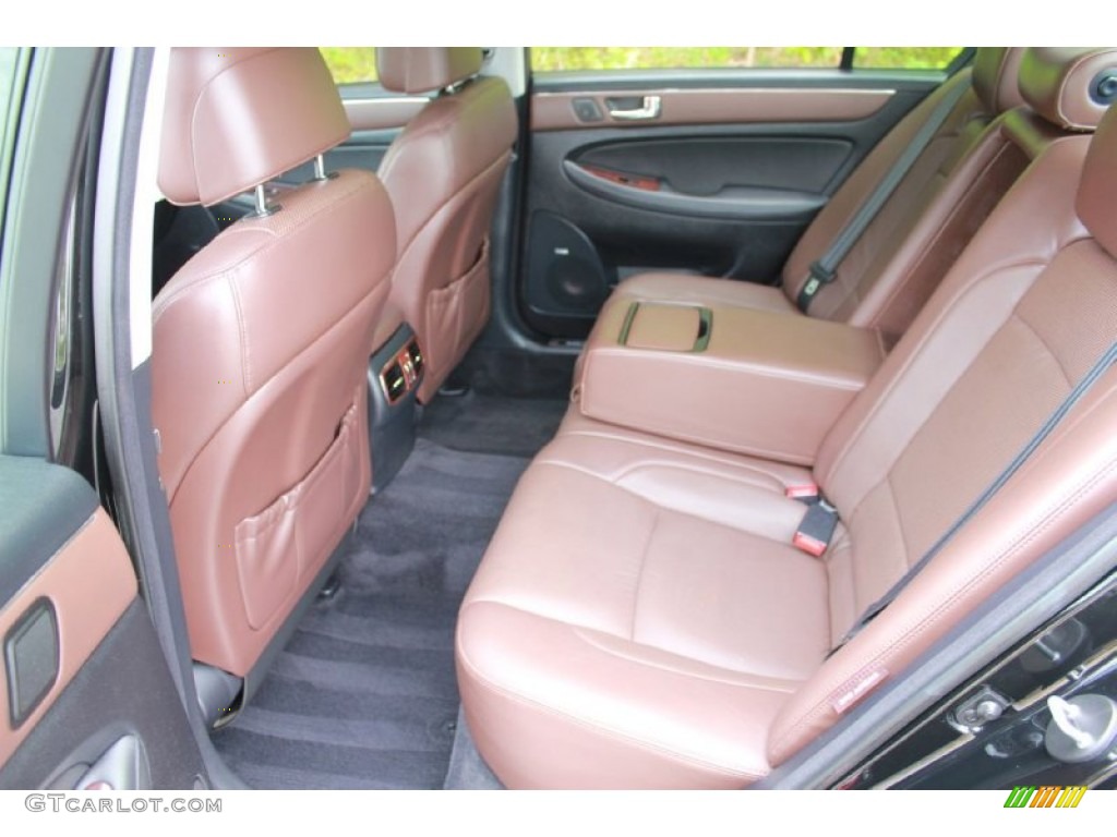 2011 Hyundai Genesis 4.6 Sedan Rear Seat Photo #80965366