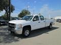 Summit White - Silverado 2500HD Work Truck Crew Cab Photo No. 3