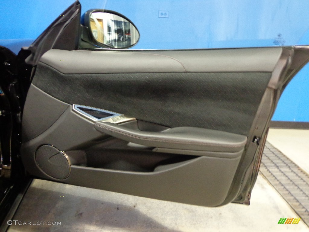 2012 Fisker Karma EcoSport Black Onyx Monotone Door Panel Photo #80966310