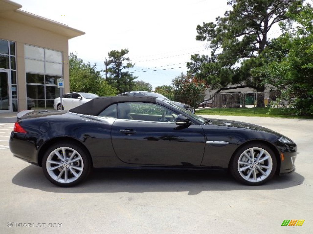 Ebony Black 2013 Jaguar XK XK Convertible Exterior Photo #80966649