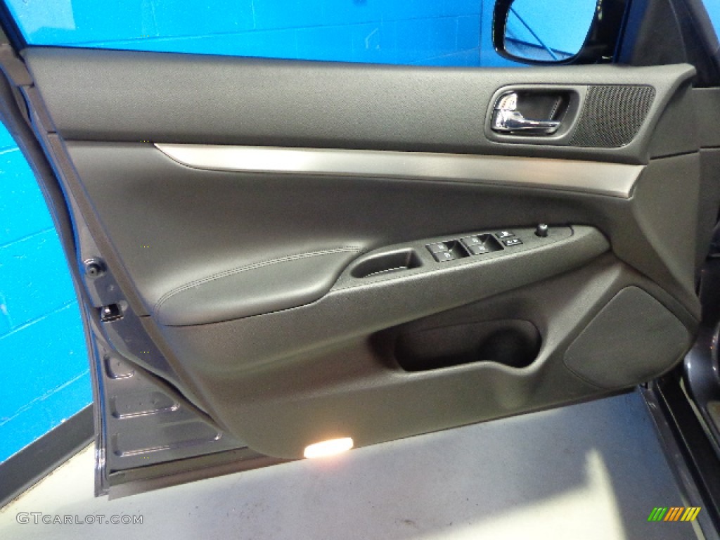 2011 G 25 x AWD Sedan - Blue Slate / Graphite photo #19
