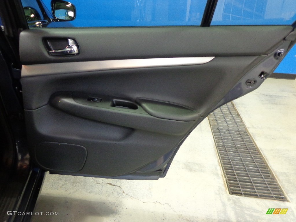 2011 G 25 x AWD Sedan - Blue Slate / Graphite photo #23