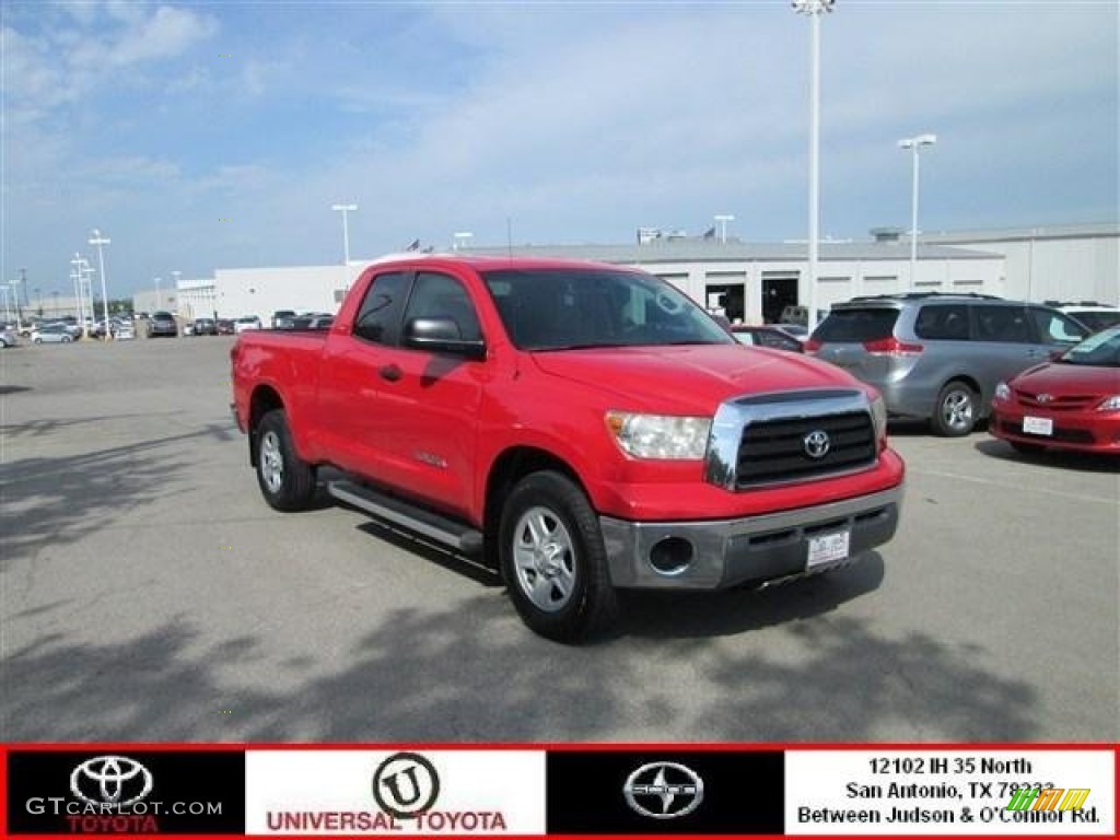 2007 Tundra SR5 Double Cab - Radiant Red / Graphite Gray photo #1