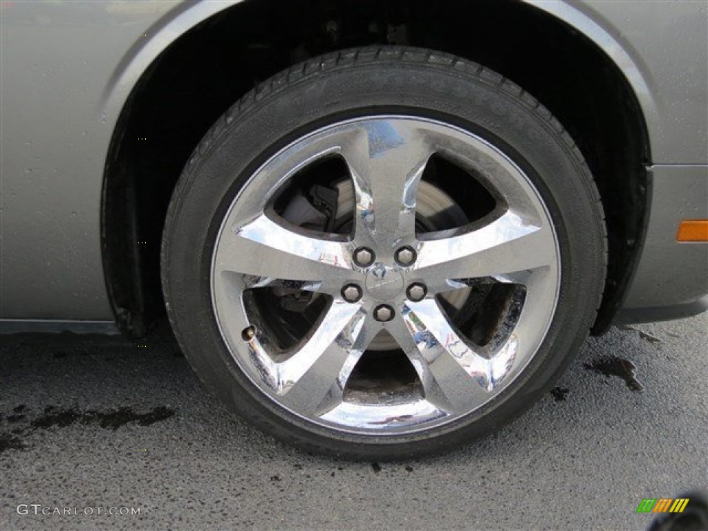 2011 Challenger R/T - Tungsten Metallic / Dark Slate Gray photo #9