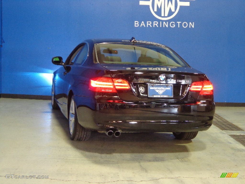 2011 3 Series 328i xDrive Coupe - Jet Black / Black photo #5