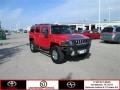 2009 Victory Red Hummer H3   photo #1