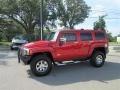 2009 Victory Red Hummer H3   photo #4