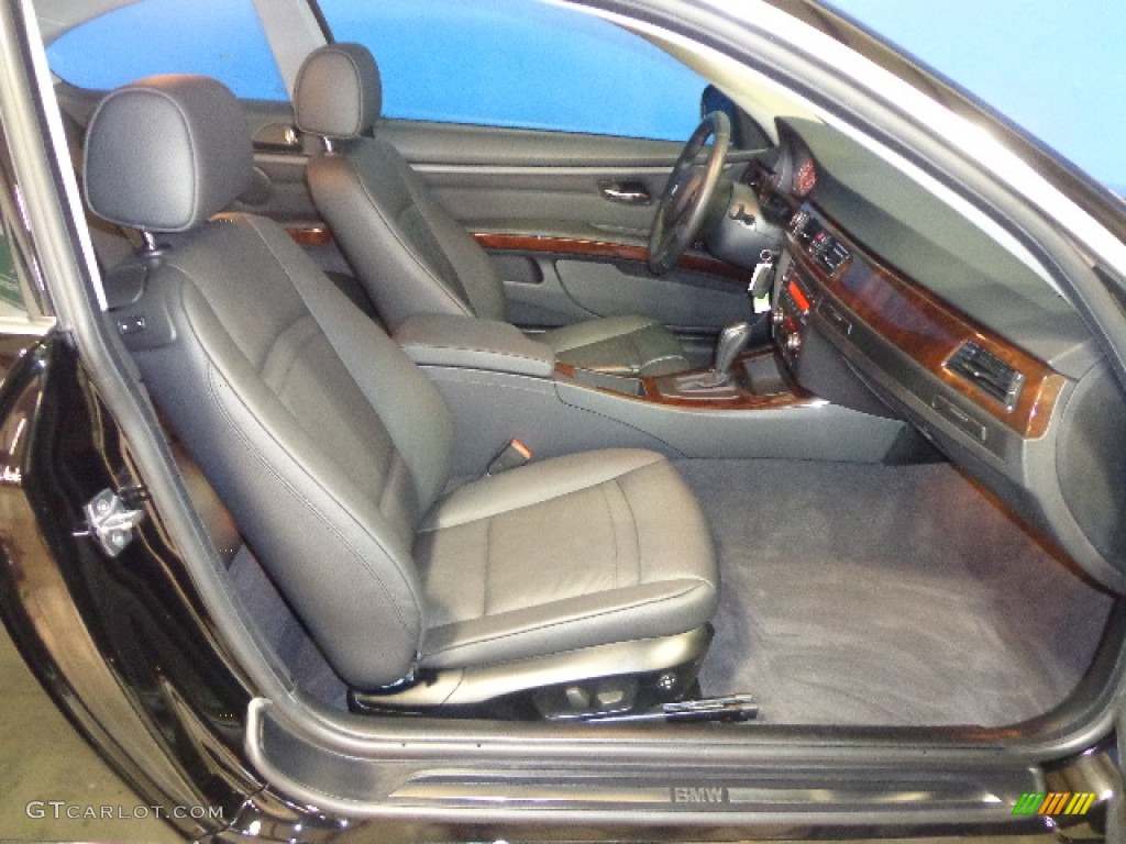 Black Interior 2011 BMW 3 Series 328i xDrive Coupe Photo #80968947