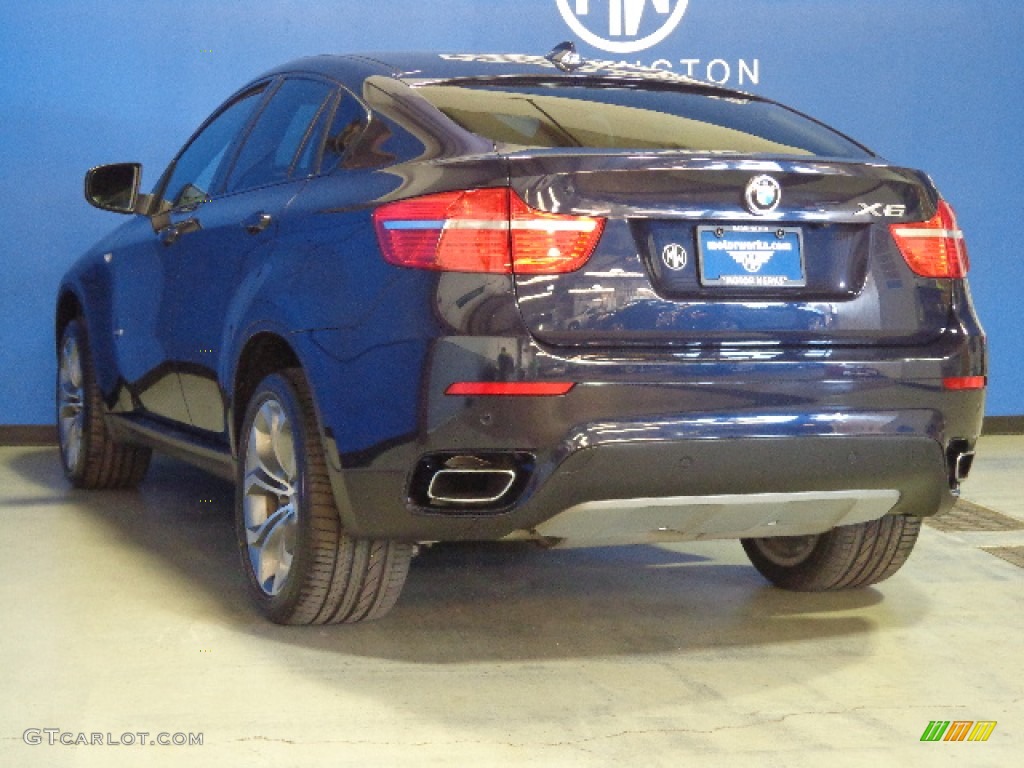 2011 X6 xDrive50i - Monaco Blue Metallic / Sand Beige photo #9