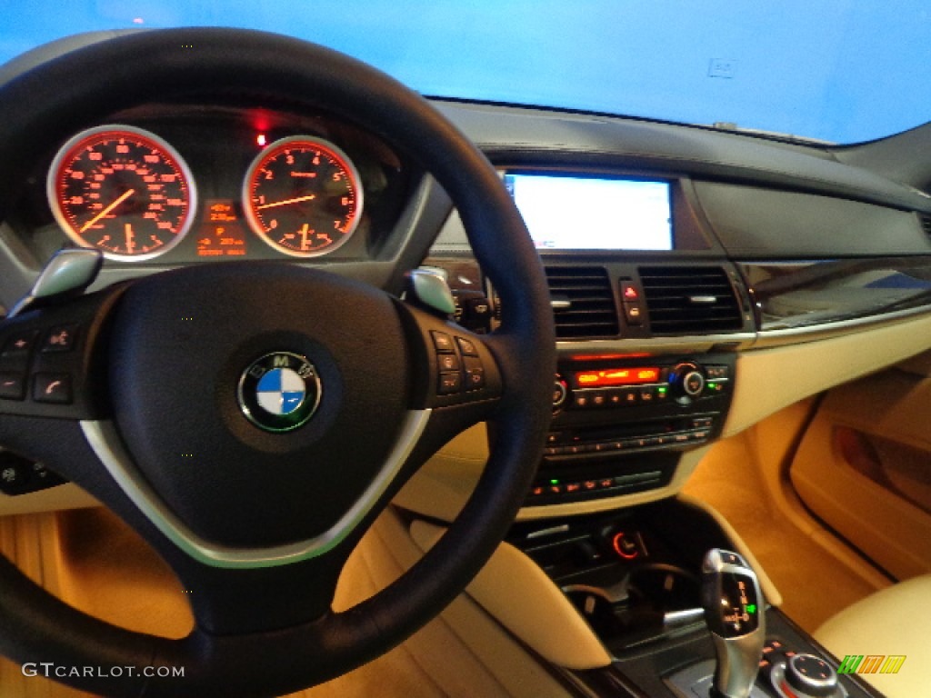 2011 X6 xDrive50i - Monaco Blue Metallic / Sand Beige photo #22