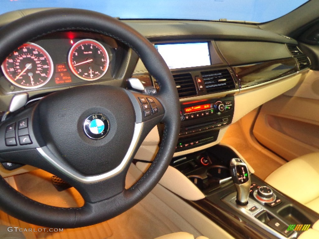 2011 X6 xDrive50i - Monaco Blue Metallic / Sand Beige photo #24