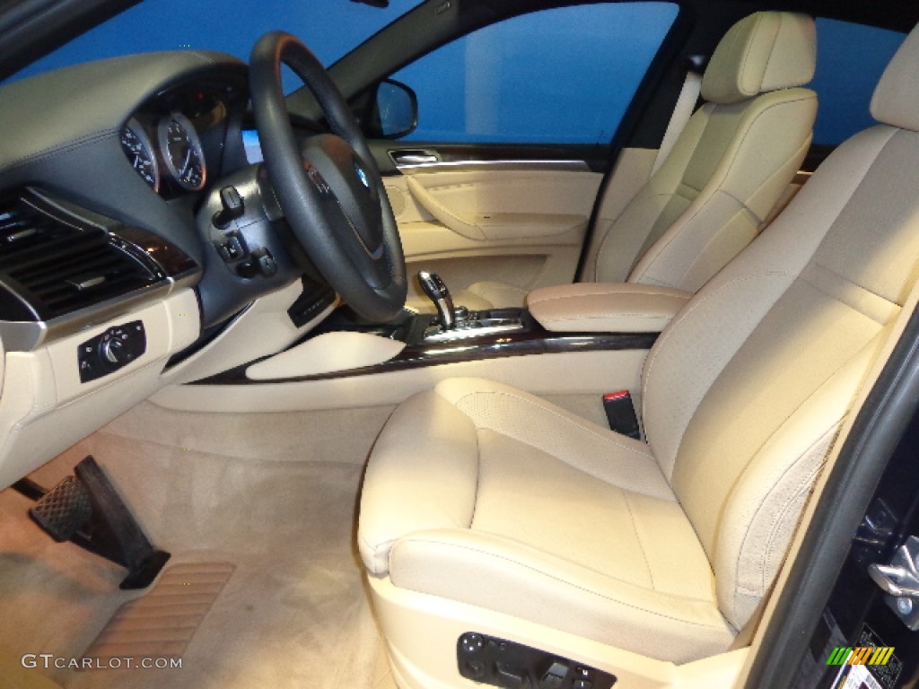 2011 X6 xDrive50i - Monaco Blue Metallic / Sand Beige photo #30