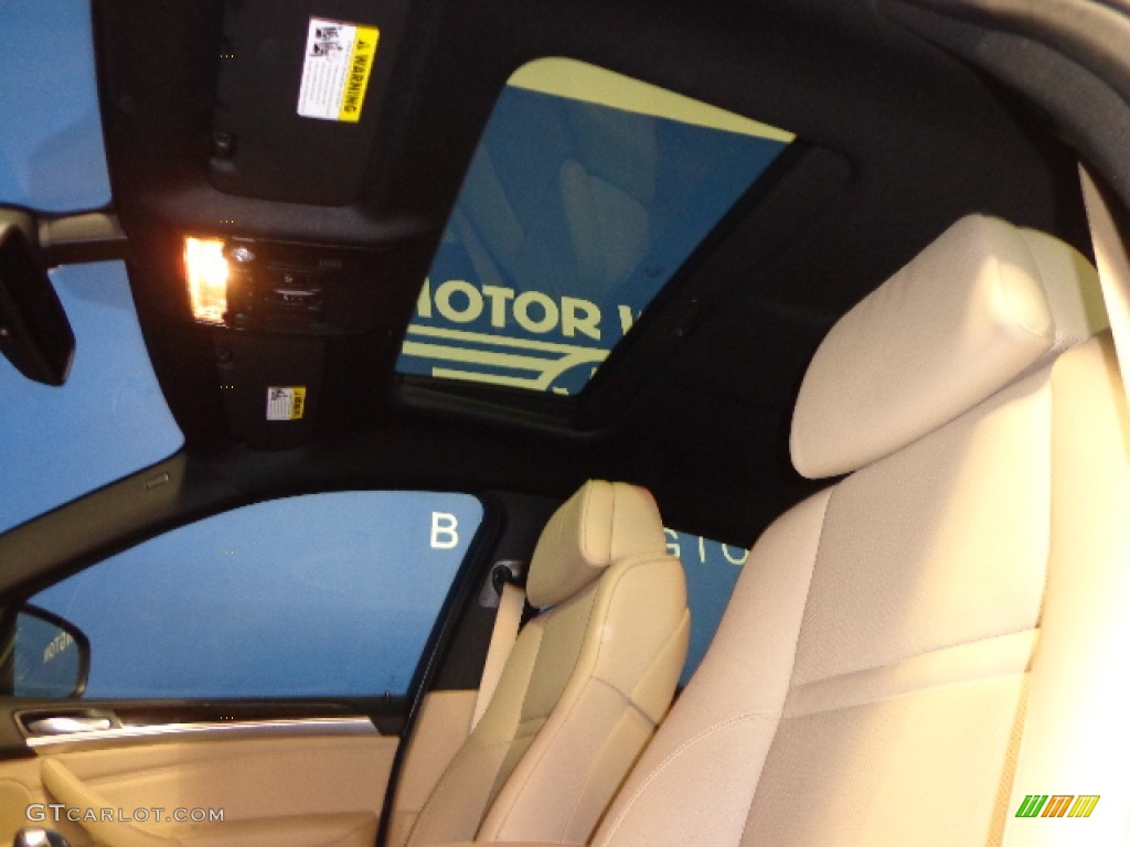 2011 X6 xDrive50i - Monaco Blue Metallic / Sand Beige photo #33