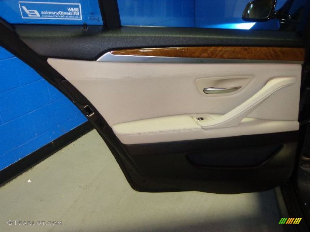 2011 5 Series 550i xDrive Sedan - Dark Graphite Metallic / Oyster/Black photo #18