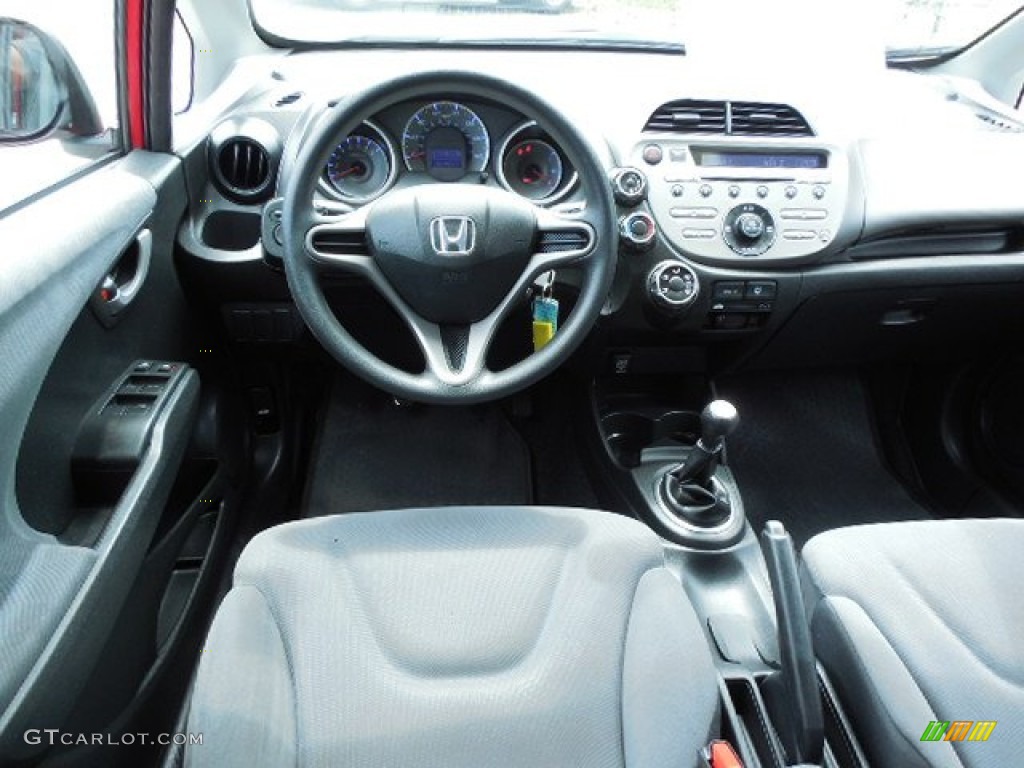 2010 Honda Fit Standard Fit Model Gray Dashboard Photo #80971539