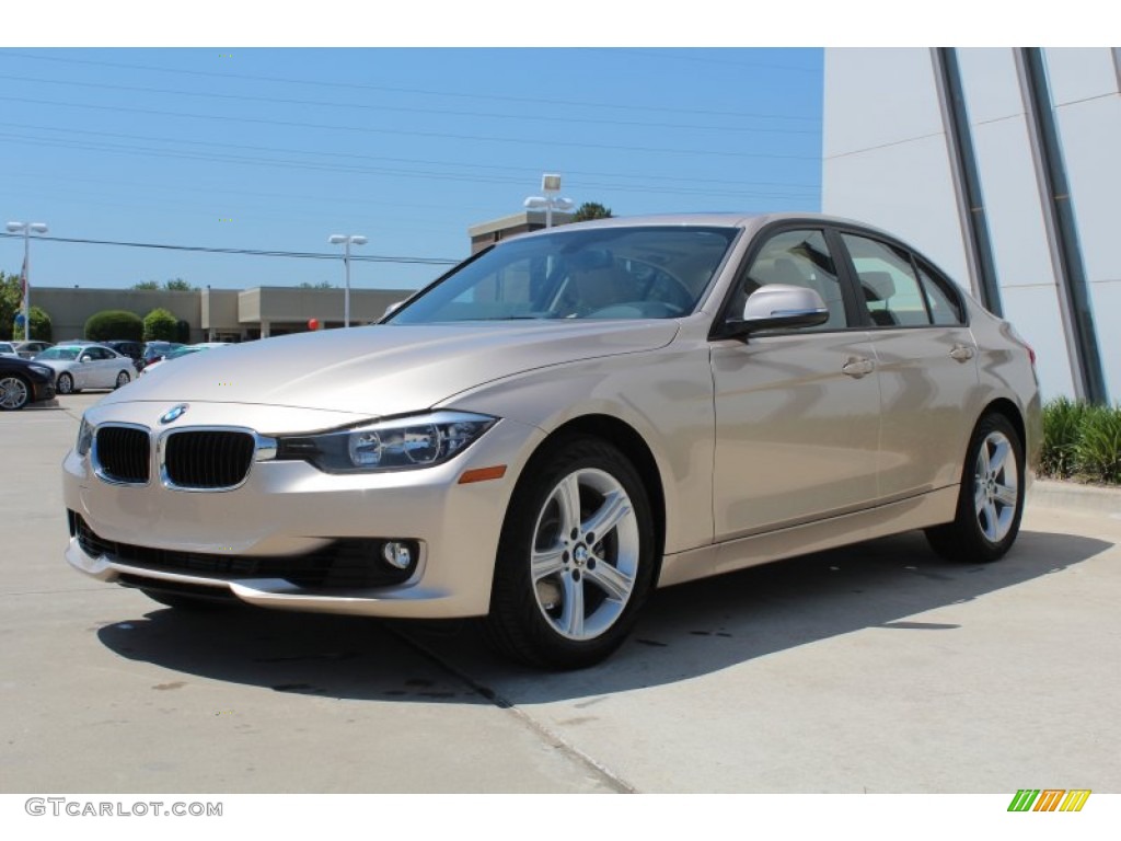 2013 3 Series 328i Sedan - Orion Silver Metallic / Venetian Beige photo #2