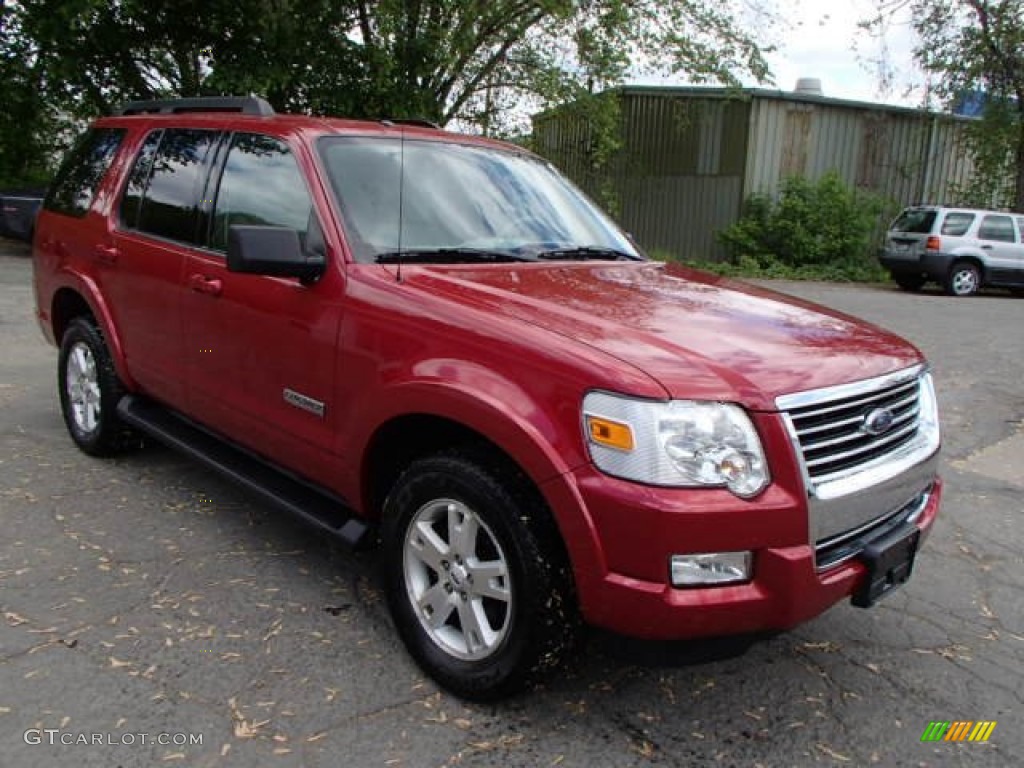 Redfire Metallic 2007 Ford Explorer XLT 4x4 Exterior Photo #80971837