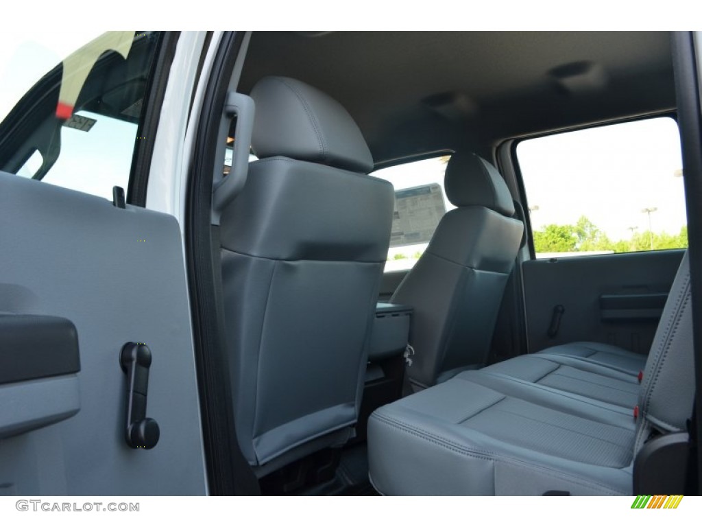 2013 F250 Super Duty XL Crew Cab - Oxford White / Steel photo #11