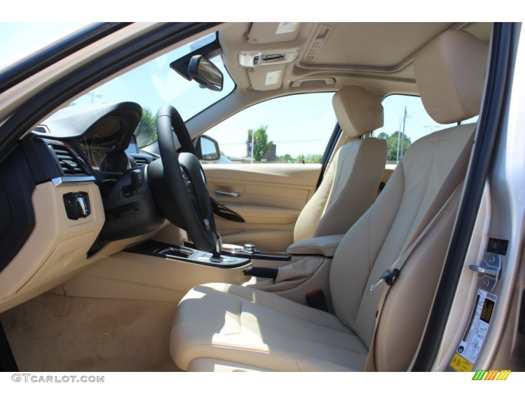 Venetian Beige Interior 2013 BMW 3 Series 328i Sedan Photo #80972030