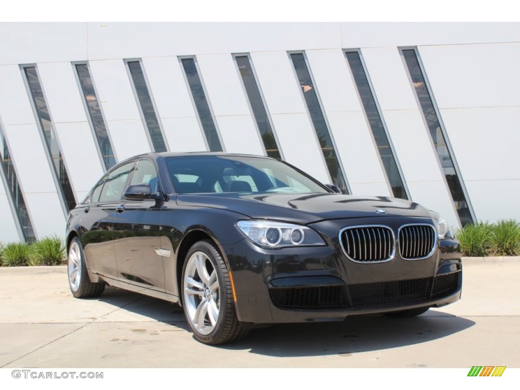 2013 7 Series 750Li Sedan - Dark Graphite Metallic II / Black photo #1