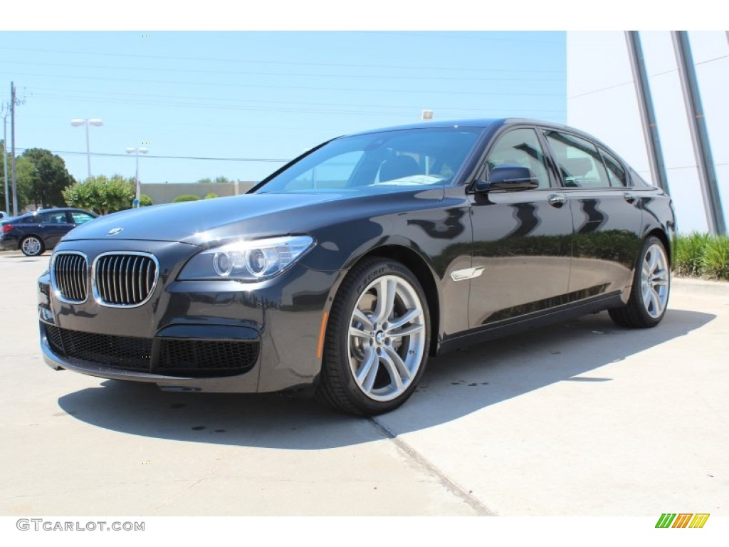 2013 7 Series 750Li Sedan - Dark Graphite Metallic II / Black photo #2