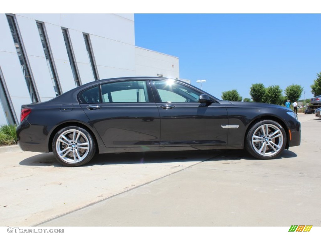 Dark Graphite Metallic II 2013 BMW 7 Series 750Li Sedan Exterior Photo #80972683