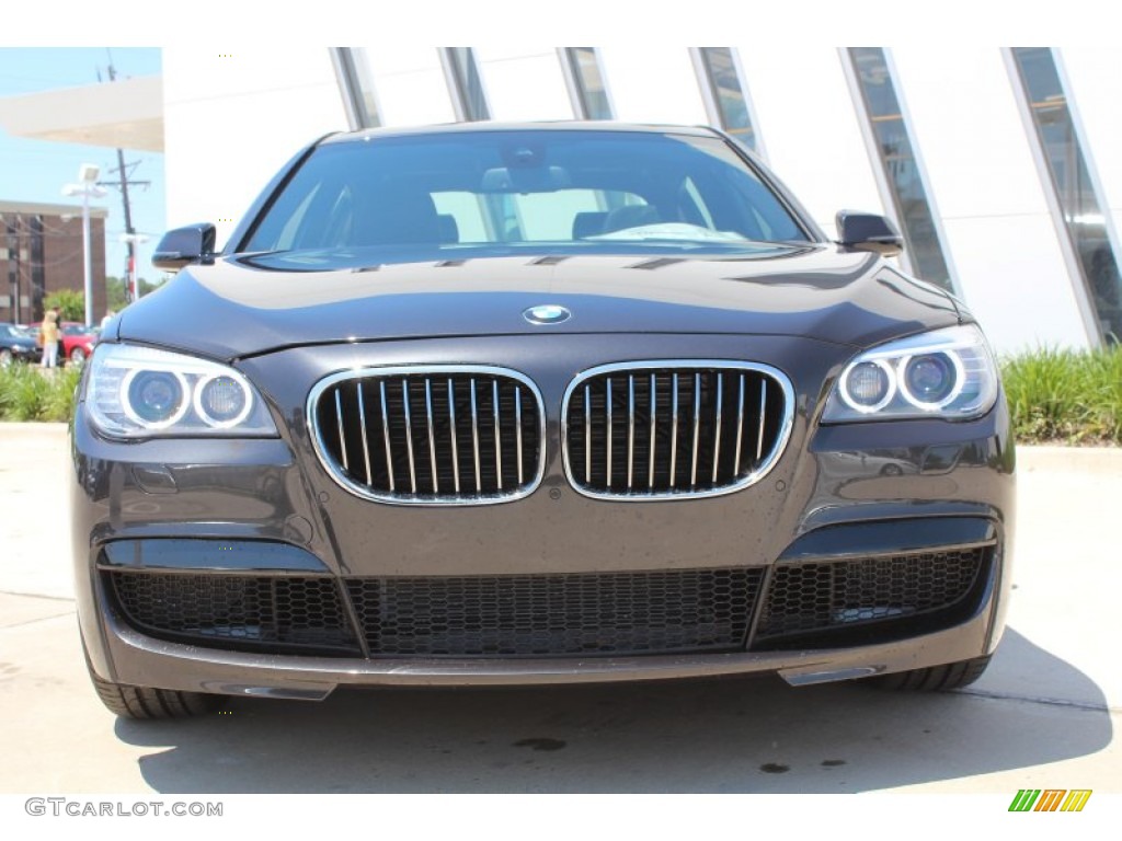 2013 7 Series 750Li Sedan - Dark Graphite Metallic II / Black photo #7