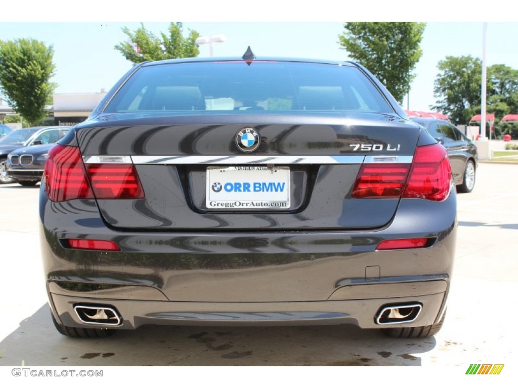 2013 7 Series 750Li Sedan - Dark Graphite Metallic II / Black photo #8