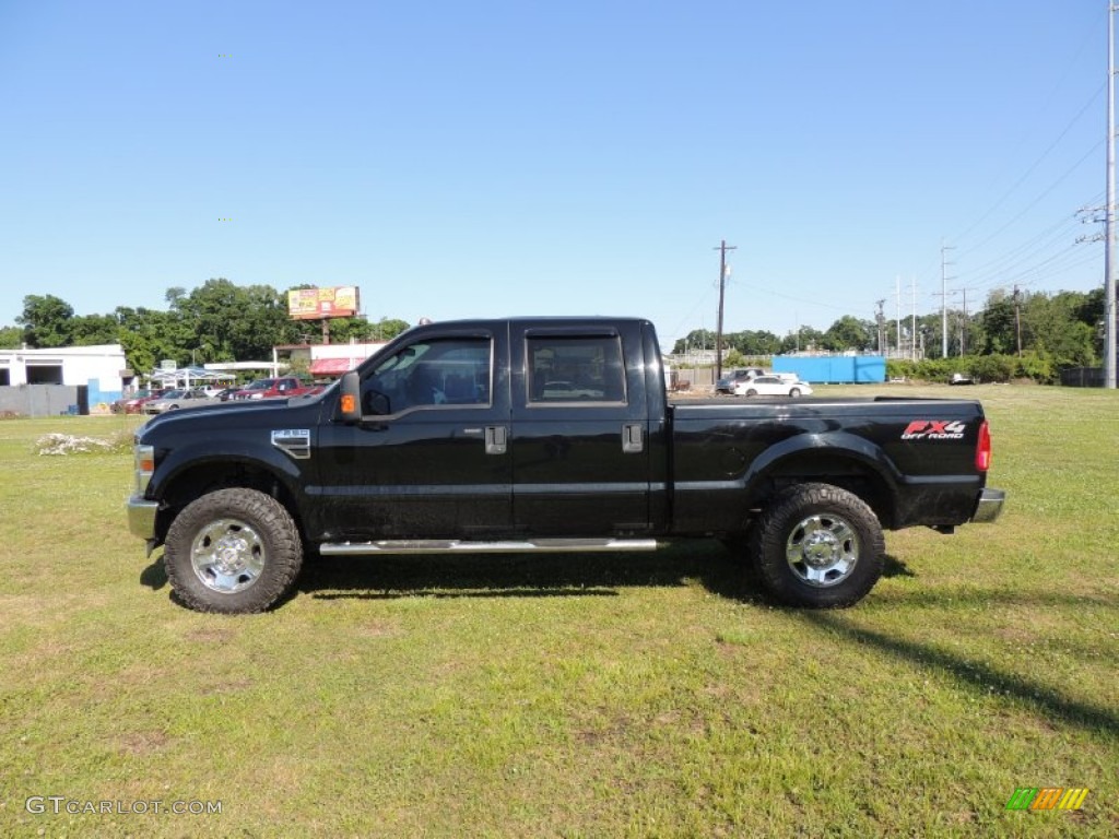 Black 2010 Ford F250 Super Duty XLT Crew Cab 4x4 Exterior Photo #80972850
