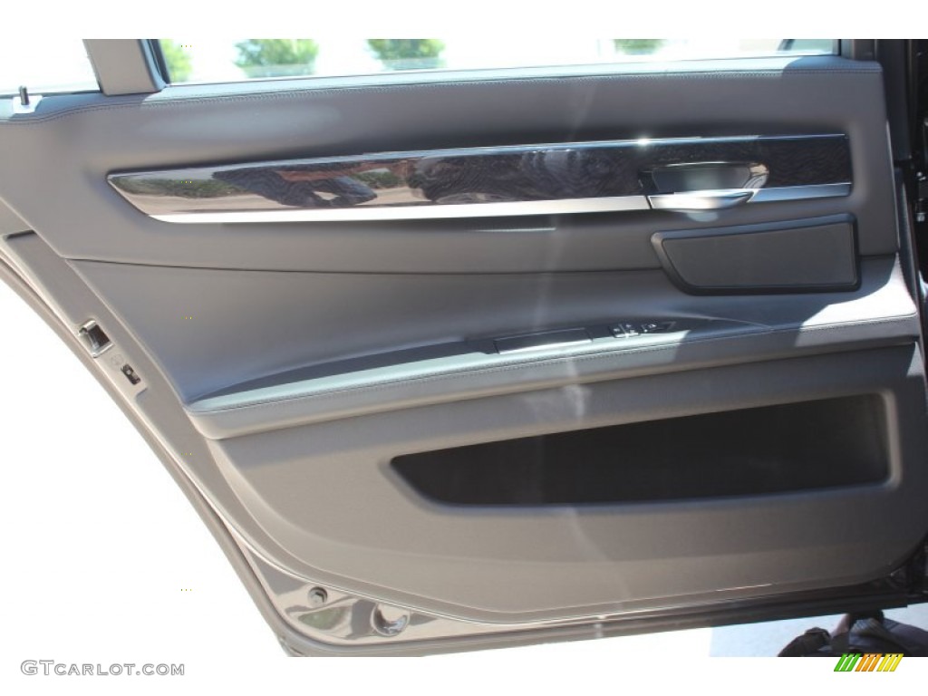 2013 7 Series 750Li Sedan - Dark Graphite Metallic II / Black photo #18