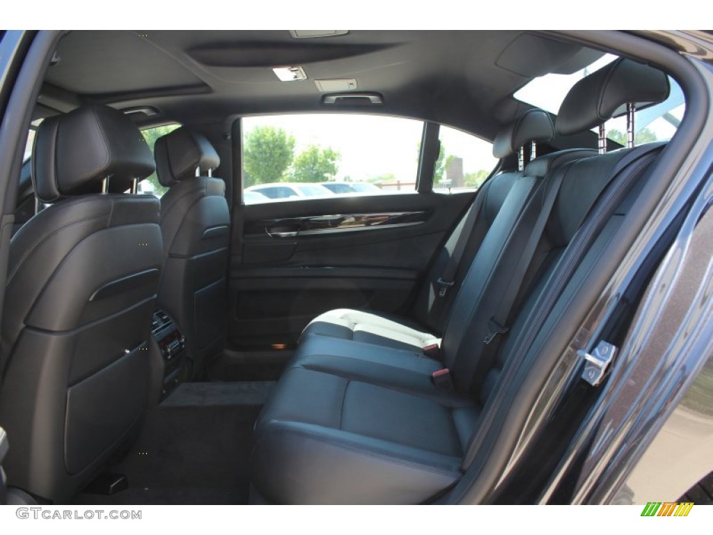 2013 7 Series 750Li Sedan - Dark Graphite Metallic II / Black photo #19