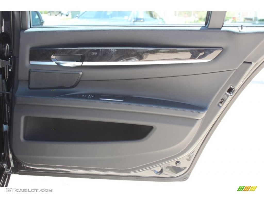 2013 7 Series 750Li Sedan - Dark Graphite Metallic II / Black photo #20