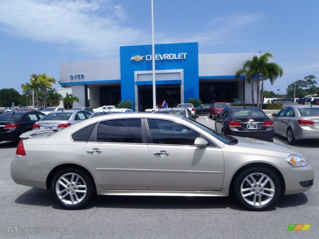 2011 Impala LTZ - Gold Mist Metallic / Neutral photo #3
