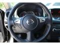 Charcoal 2012 Nissan Maxima 3.5 SV Steering Wheel