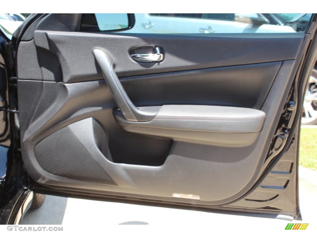2012 Nissan Maxima 3.5 SV Charcoal Door Panel Photo #80974124