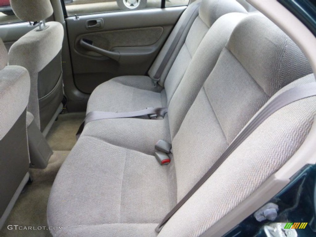 1997 Civic EX Sedan - Cypress Green Metallic / Beige photo #15
