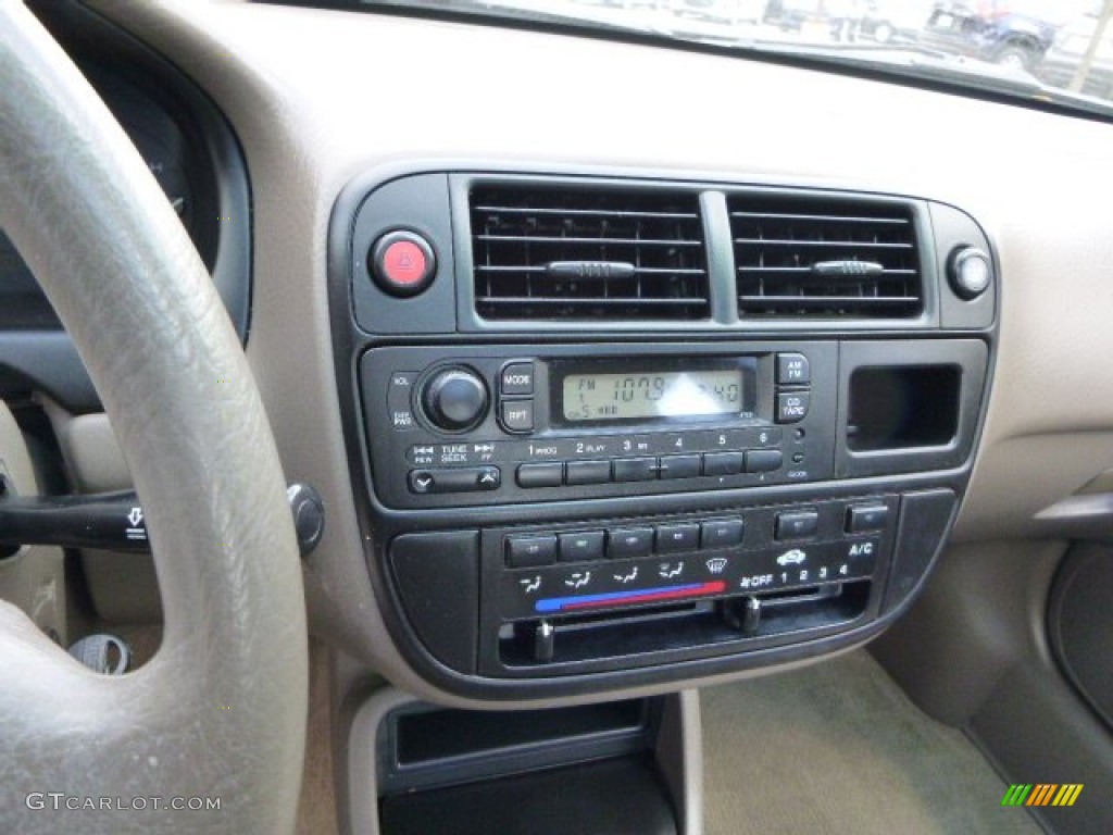 1997 Civic EX Sedan - Cypress Green Metallic / Beige photo #23