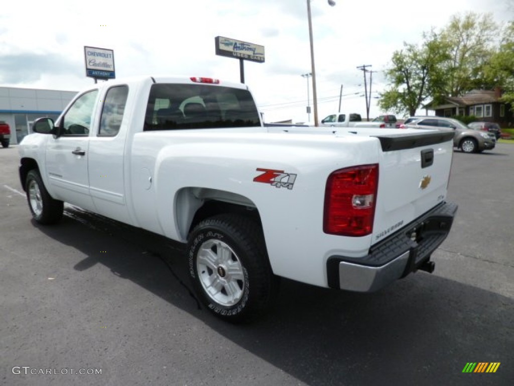 2013 Silverado 1500 LT Extended Cab 4x4 - Summit White / Ebony photo #5