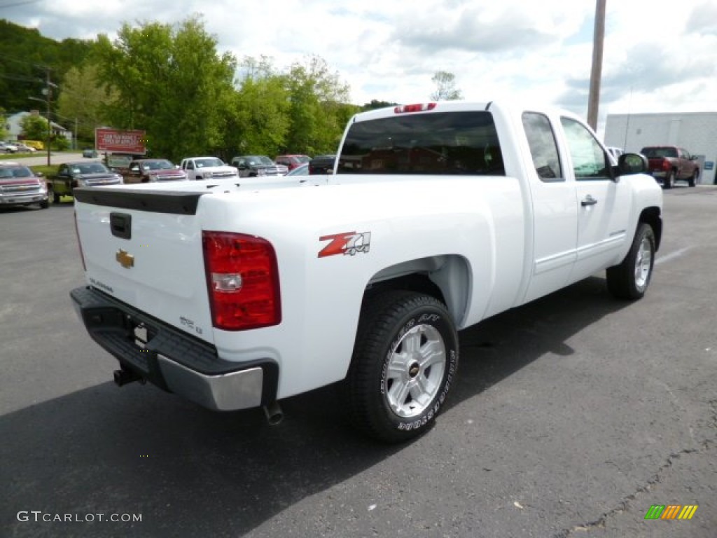 2013 Silverado 1500 LT Extended Cab 4x4 - Summit White / Ebony photo #7