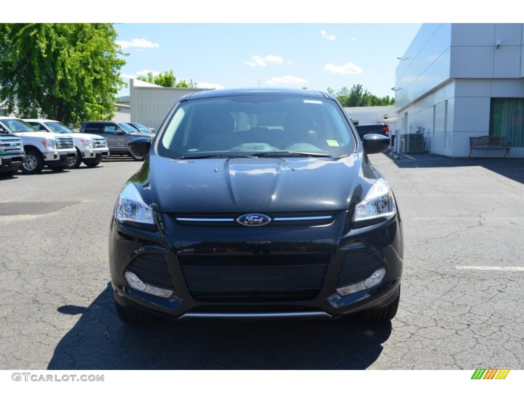 2013 Escape SE 1.6L EcoBoost - Tuxedo Black Metallic / Medium Light Stone photo #7