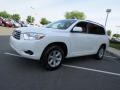 2010 Blizzard White Pearl Toyota Highlander   photo #3