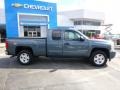 2009 Blue Granite Metallic Chevrolet Silverado 1500 LT Extended Cab 4x4  photo #2