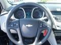 Light Titanium/Jet Black 2013 Chevrolet Equinox LS Steering Wheel